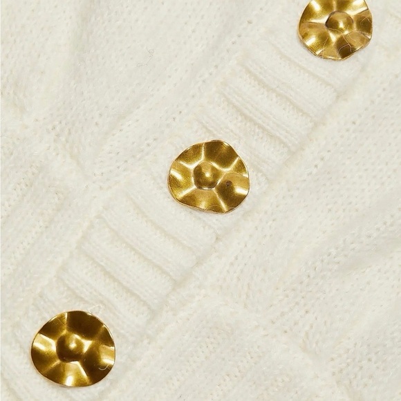 Farm Rio
Ribbed Goldtone-Buttoned Cardigan - Picture 7 of 10